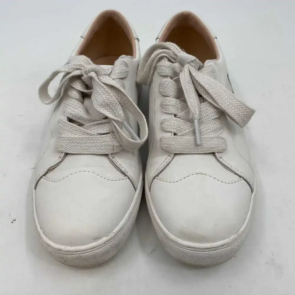 Kate Spade White Leather Classic Fez Sneakers | Women’s Size 8